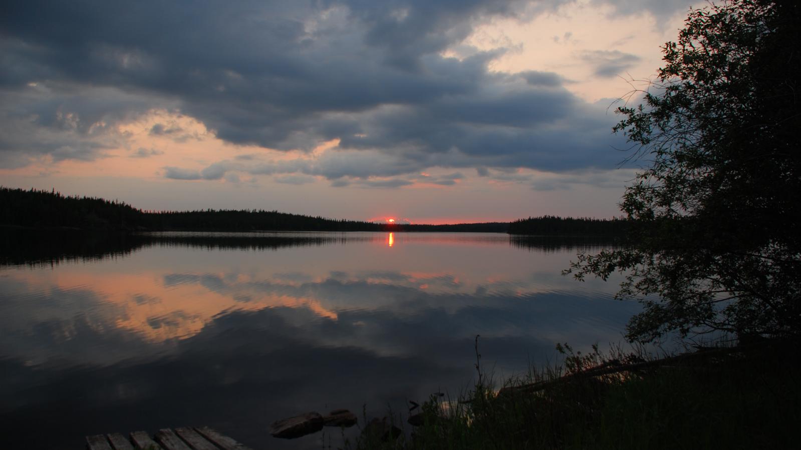 Sunset Northern Saskatchewan