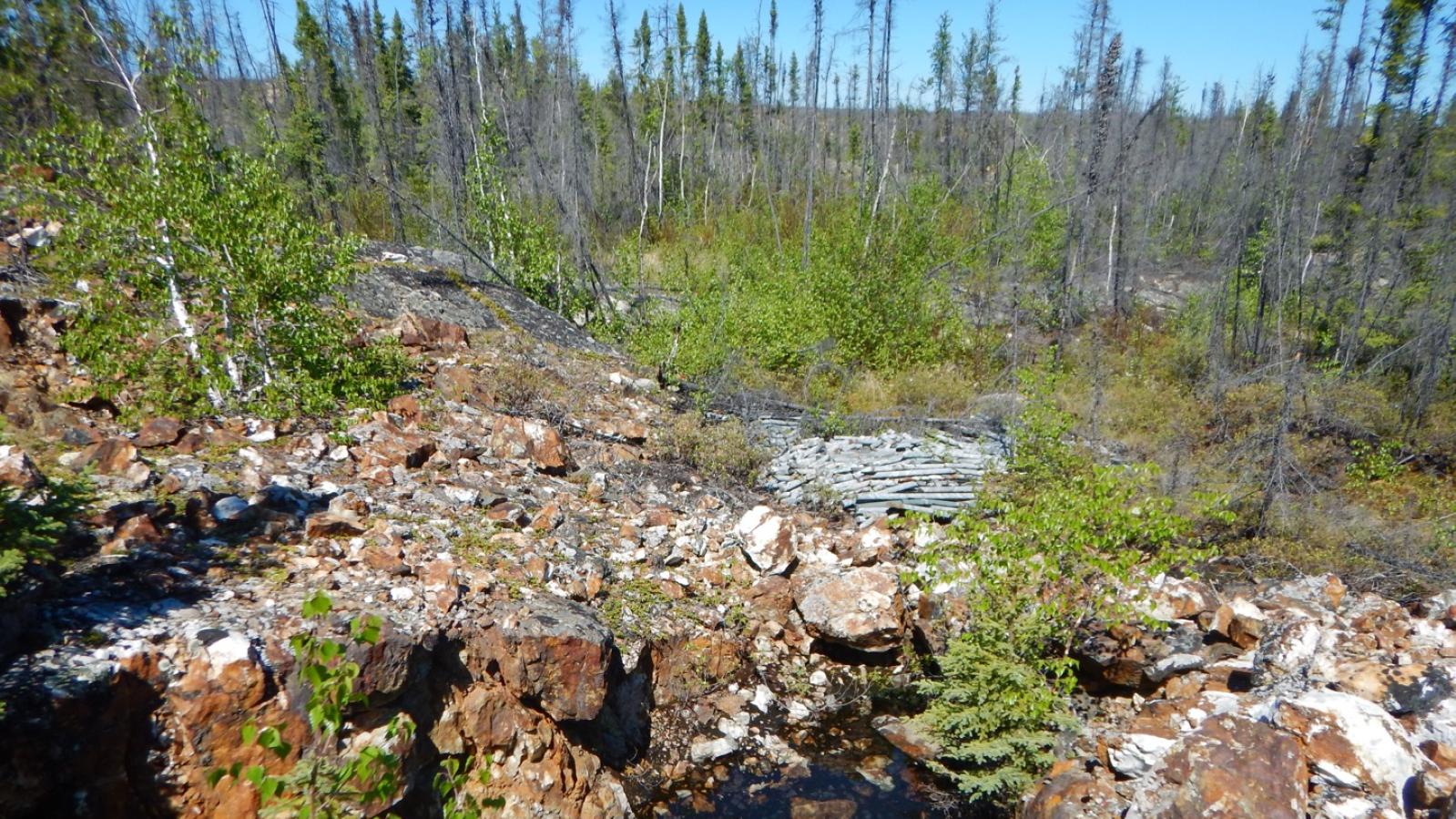 Outcrop Exposure at Pine Channel northern Saskatchewan