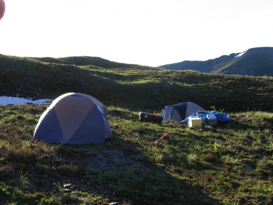 Exploration Camp in the Yukon Territory near the Pelly Mountain Critical Minerals Exploration ProjectExploration Camp in the Yukon Territory near the Pelly Mountain Critical Minerals Exploration Project