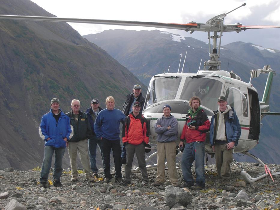 Eagle Plains Crew on property tour 