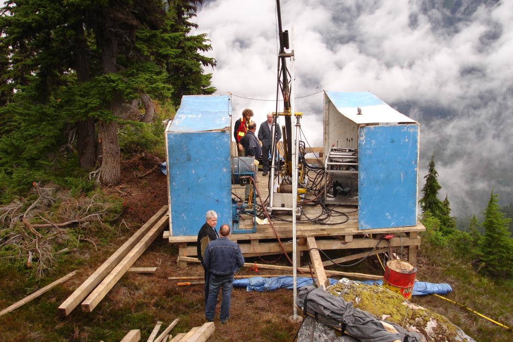 Drilling at Elsiar Project in northwest BC